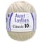 6 Pack: Aunt Lydia&#x27;s&#xAE; Classic Natural Crochet Thread&#x2122;